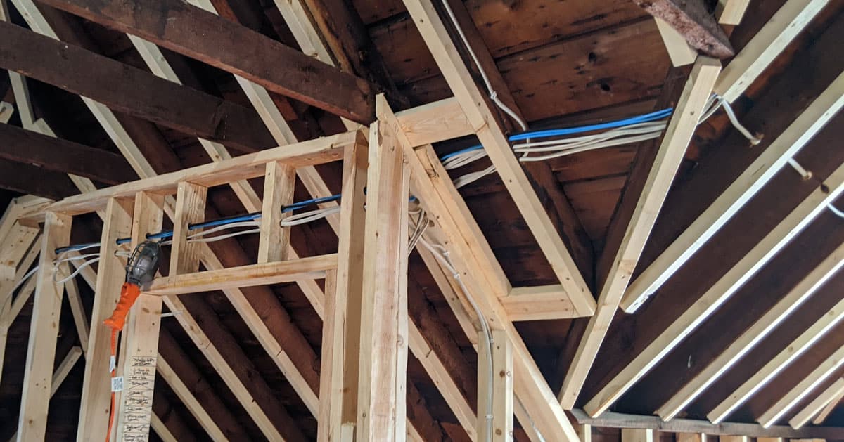 Attic Remodel In Southeast Minneapolis Electrical, Plumbing, & HVAC