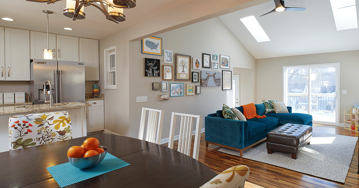 St. Louis Park Home Addition For an Active Family | White Crane