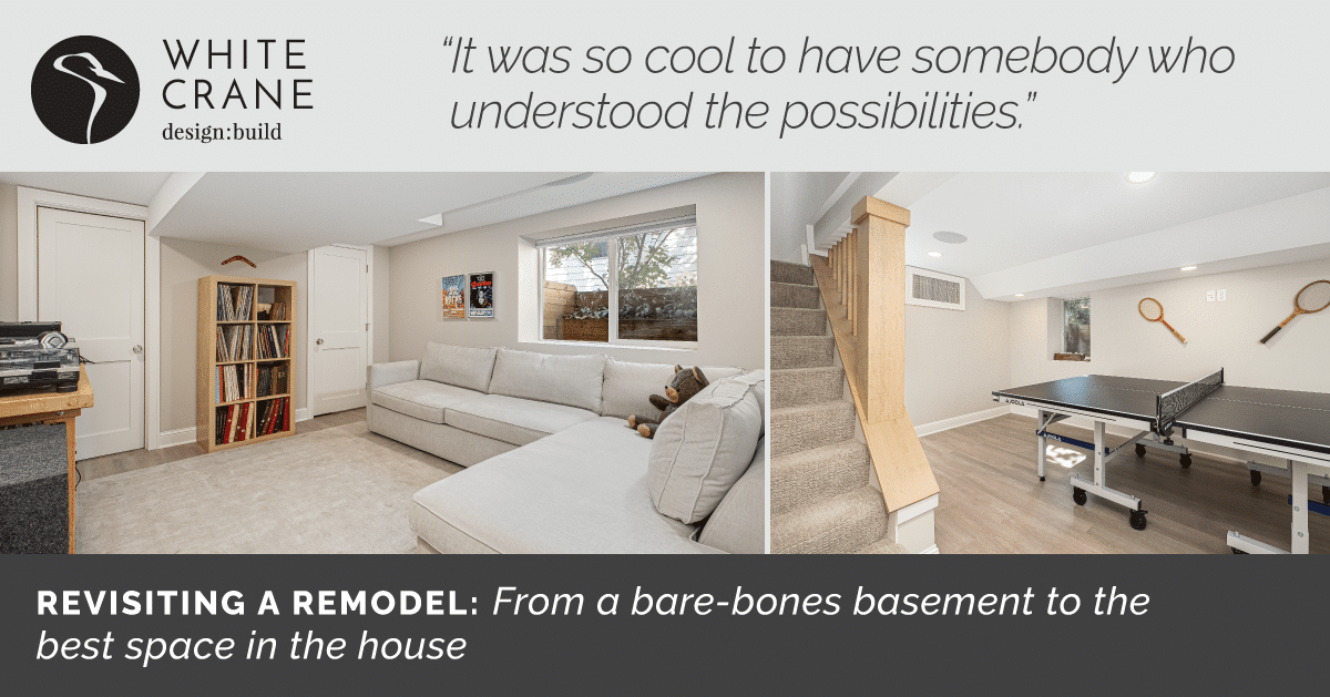 Minneapolis Basement Remodel Gives Owner Space for Hobbies