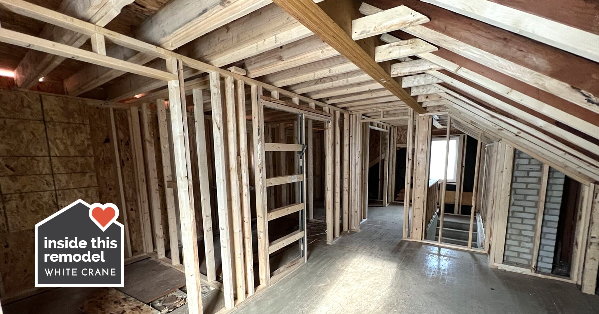Framing at Minneapolis Dormer Calls For New Ridge Beam & Crew